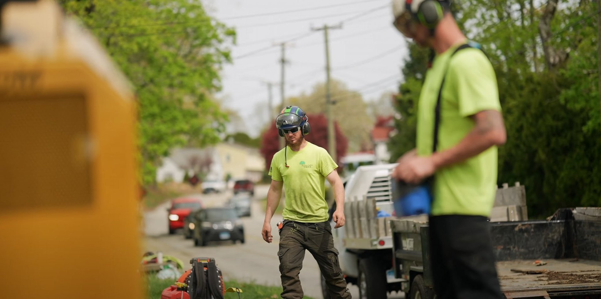 Experienced tree care professionals serving the Blaine community Professional tree service team at work in Blaine, Minnesota